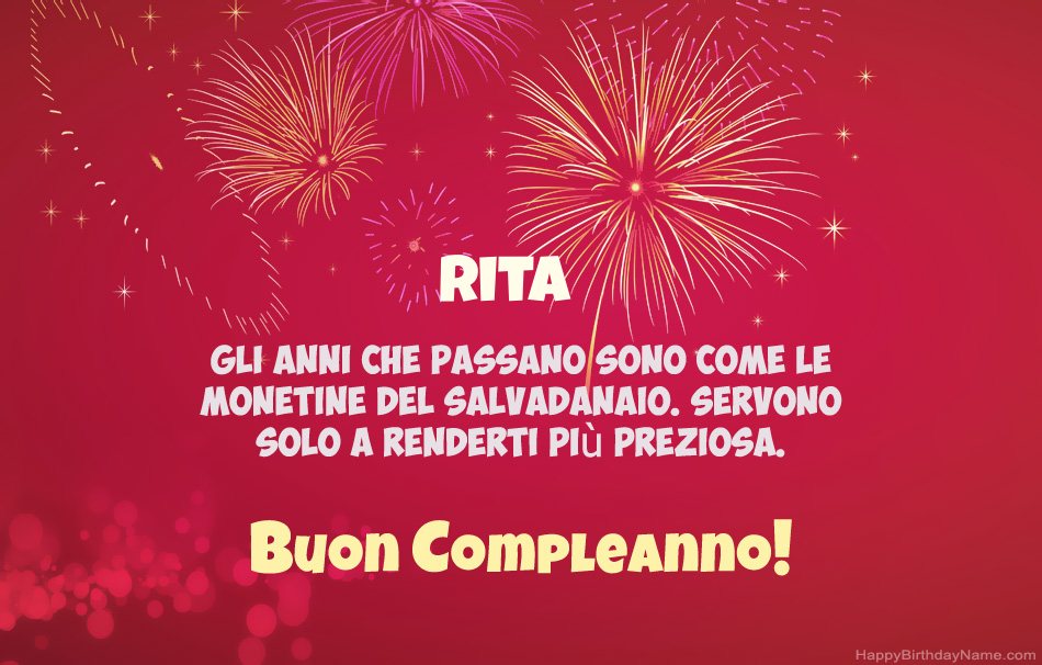 Buon compleanno Rita – immagine di buon compleanno n. 12