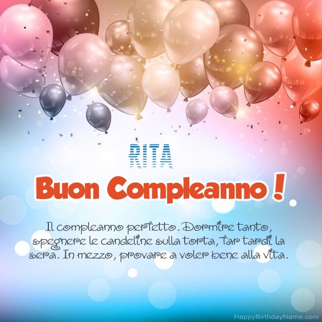 Buon compleanno Rita – immagine di buon compleanno n. 15
