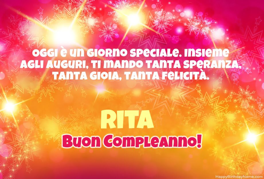 Buon compleanno Rita – immagine di buon compleanno n. 22