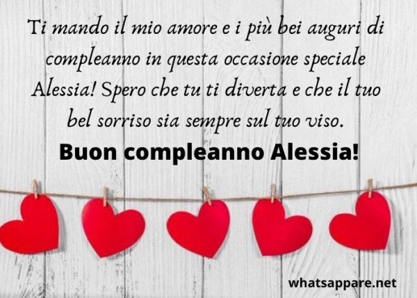 Buon compleanno Alessia – immagine di buon compleanno n. 73