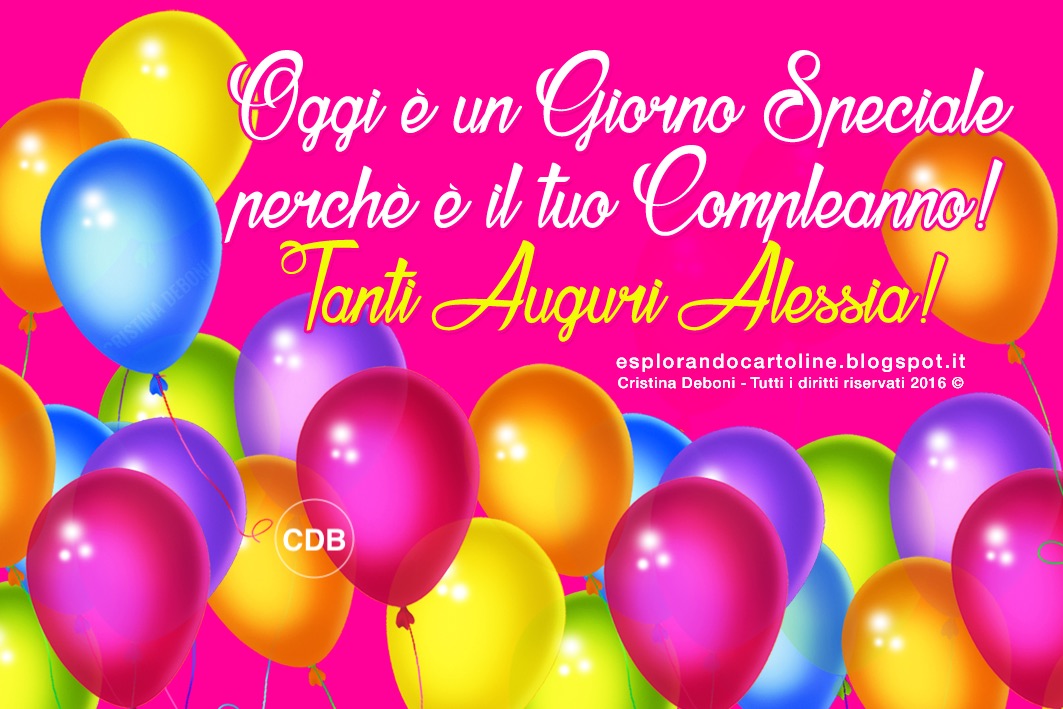 Buon compleanno Alessia – immagine di buon compleanno n. 1