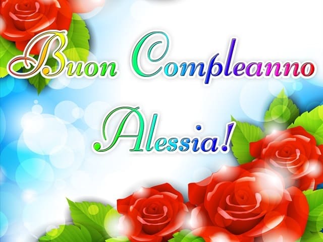 Buon compleanno Alessia – immagine di buon compleanno n. 2