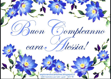 Buon compleanno Alessia – immagine di buon compleanno n. 6