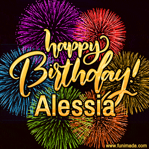 Buon compleanno Alessia – GIF di buon compleanno n. 32