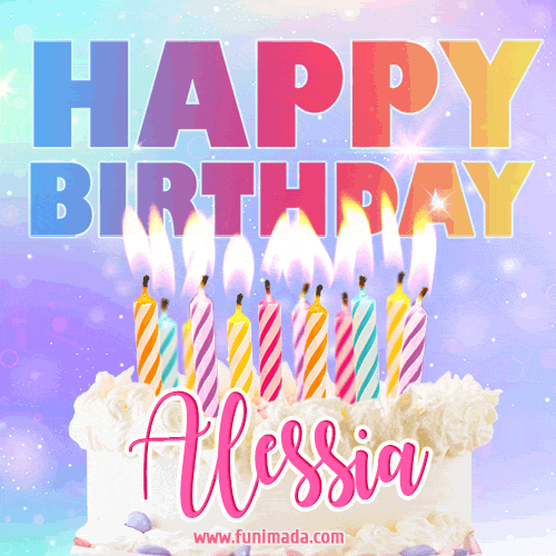 Buon compleanno Alessia – GIF di buon compleanno n. 33