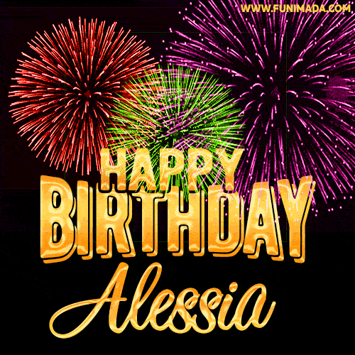 Buon compleanno Alessia – GIF di buon compleanno n. 17