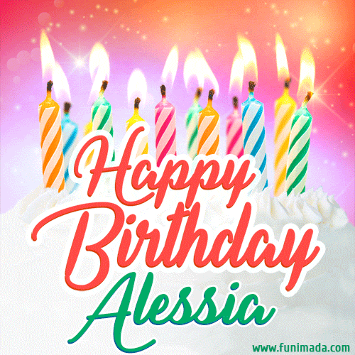 Buon compleanno Alessia – GIF di buon compleanno n. 15