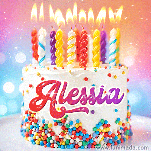 Buon compleanno Alessia – GIF di buon compleanno n. 25