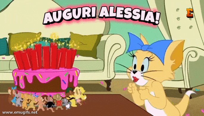 Buon compleanno Alessia – GIF di buon compleanno n. 19