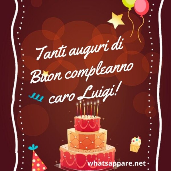 Buon compleanno Luigi – immagine di buon compleanno n. 2