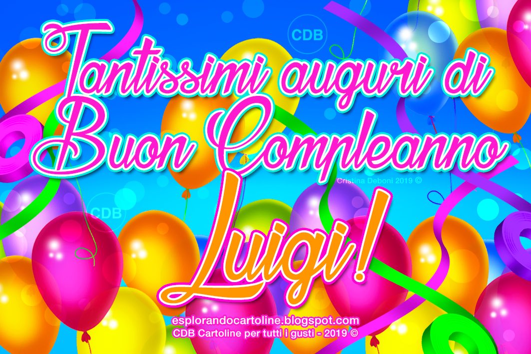 Buon compleanno Luigi – immagine di buon compleanno n. 1