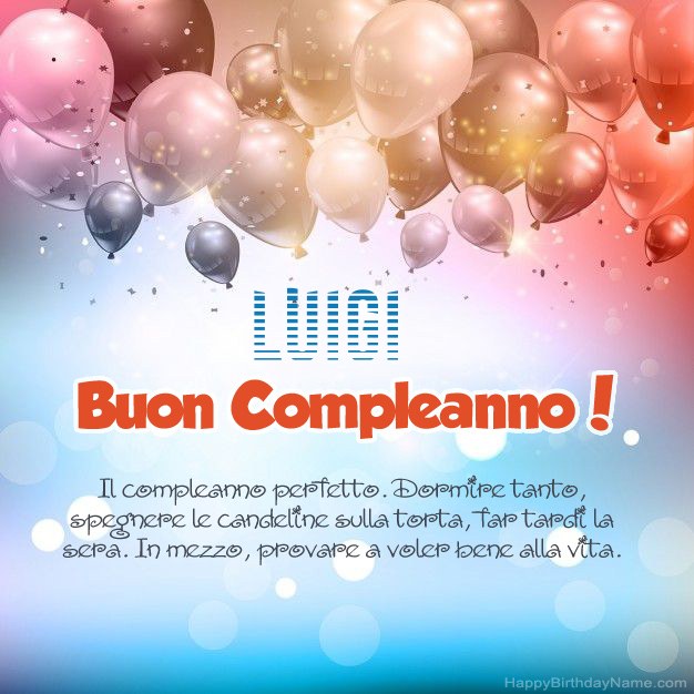 Buon compleanno Luigi – immagine di buon compleanno n. 18