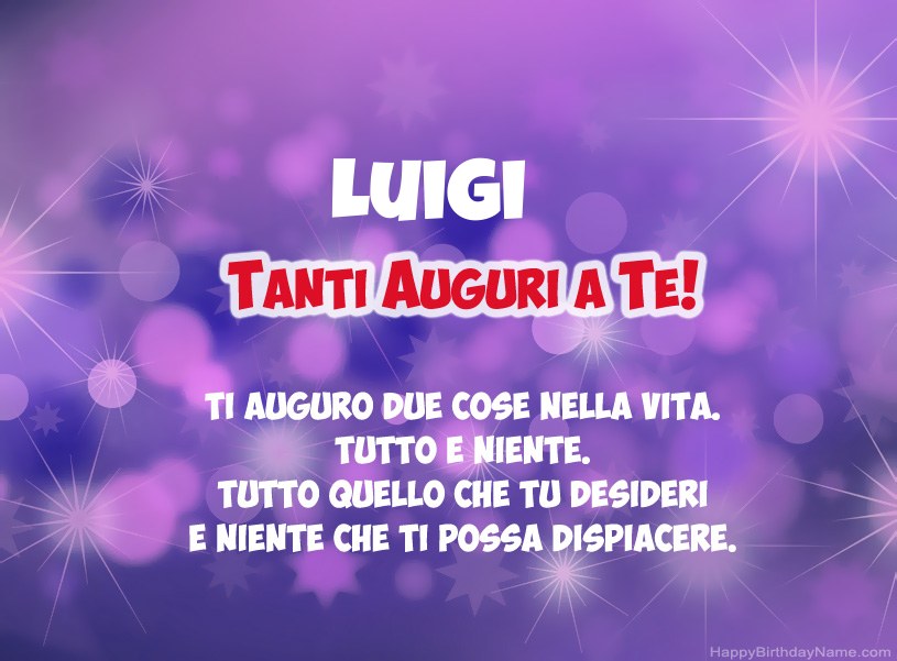 Buon compleanno Luigi – immagine di buon compleanno n. 14
