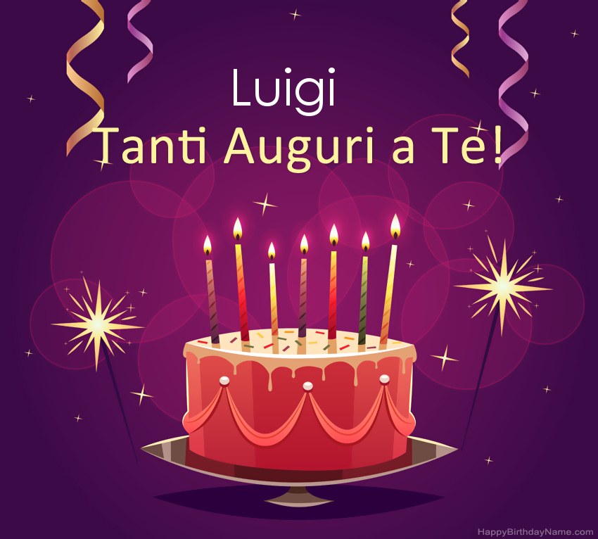 Buon compleanno Luigi – immagine di buon compleanno n. 6