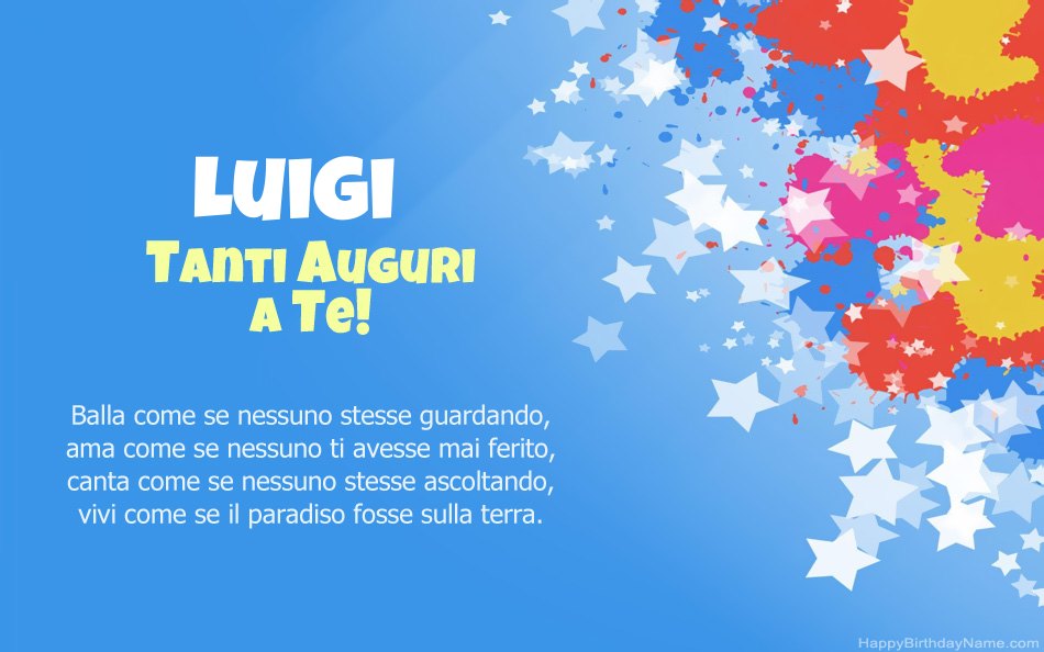 Buon compleanno Luigi – immagine di buon compleanno n. 20