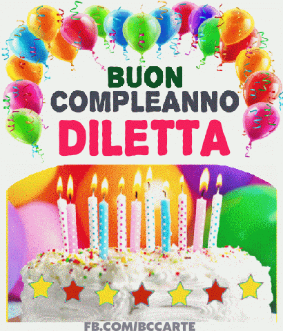 Buon compleanno Diletta – GIF di buon compleanno n. 5