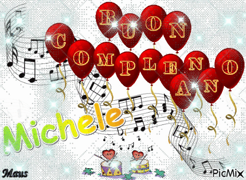 Buon compleanno Michele – GIF di buon compleanno n. 3