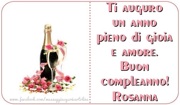 Buon compleanno Rosanna – immagine di buon compleanno n. 16