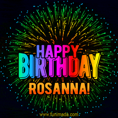 Buon compleanno Rosanna – GIF di buon compleanno n. 40