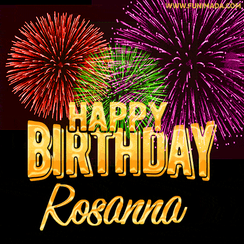 Buon compleanno Rosanna – GIF di buon compleanno n. 31