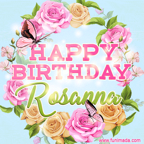 Buon compleanno Rosanna – GIF di buon compleanno n. 33