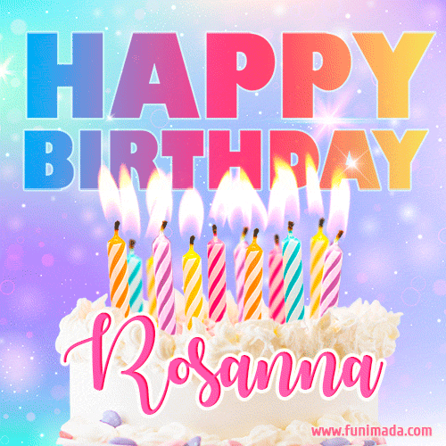 Buon compleanno Rosanna – GIF di buon compleanno n. 34