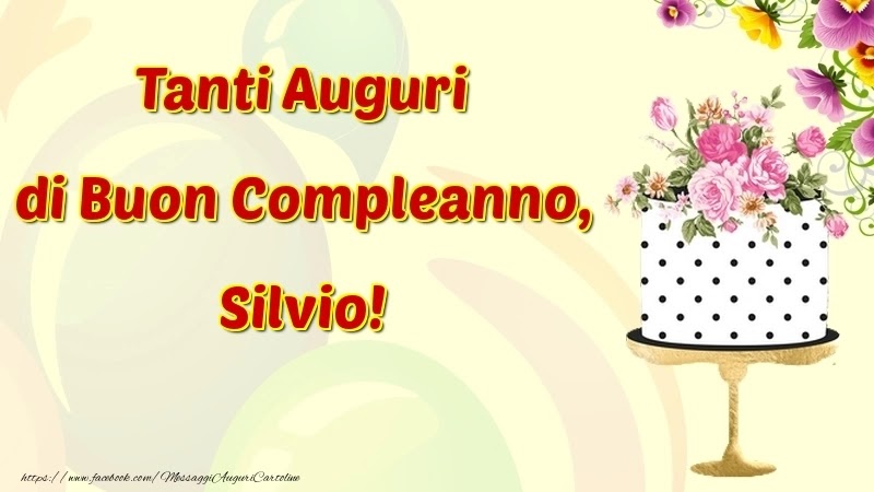 Buon compleanno Silvio – immagine di buon compleanno n. 81