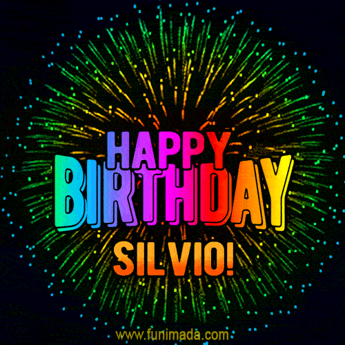 Buon compleanno Silvio – GIF di buon compleanno n. 13
