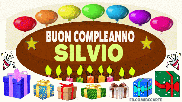 Buon compleanno Silvio – GIF di buon compleanno n. 15