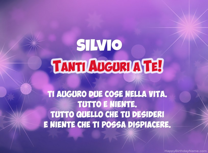 Buon compleanno Silvio – immagine di buon compleanno n. 59
