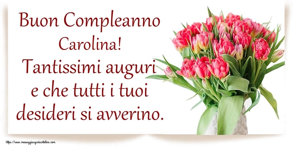 Buon compleanno Carolina – immagine di buon compleanno n. 62