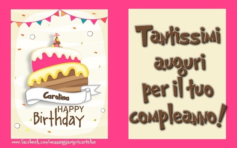 Buon compleanno Carolina – immagine di buon compleanno n. 54