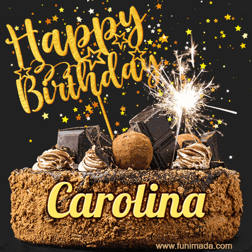 Buon compleanno Carolina – GIF di buon compleanno n. 17