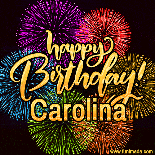 Buon compleanno Carolina – GIF di buon compleanno n. 18