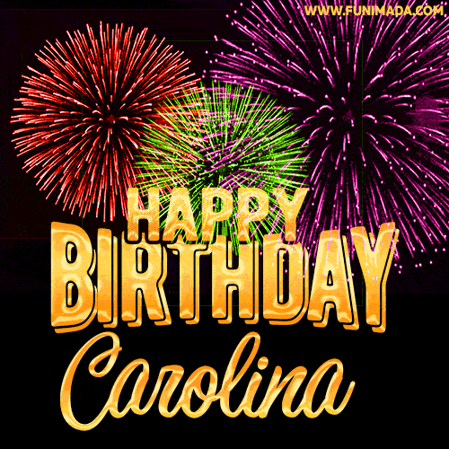 Buon compleanno Carolina – GIF di buon compleanno n. 9