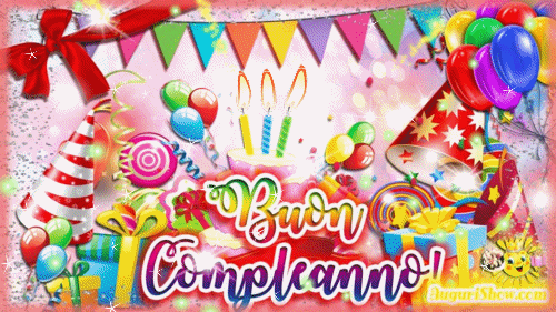 Buon compleanno Carolina – GIF di buon compleanno n. 32
