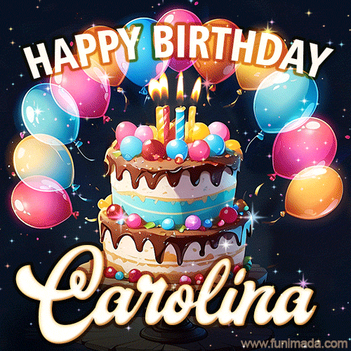 Buon compleanno Carolina – GIF di buon compleanno n. 2