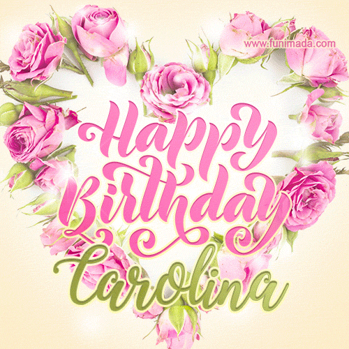 Buon compleanno Carolina – GIF di buon compleanno n. 14
