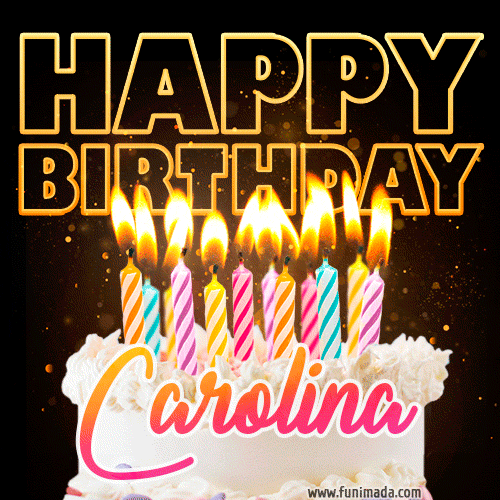 Buon compleanno Carolina – GIF di buon compleanno n. 16