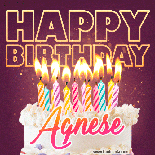 Buon compleanno Agnese – GIF di buon compleanno n. 14