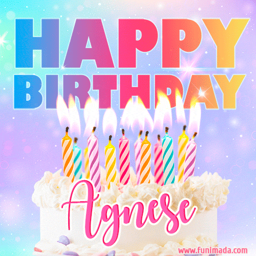 Buon compleanno Agnese – GIF di buon compleanno n. 13