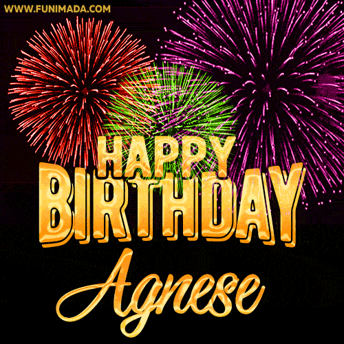 Buon compleanno Agnese – GIF di buon compleanno n. 11