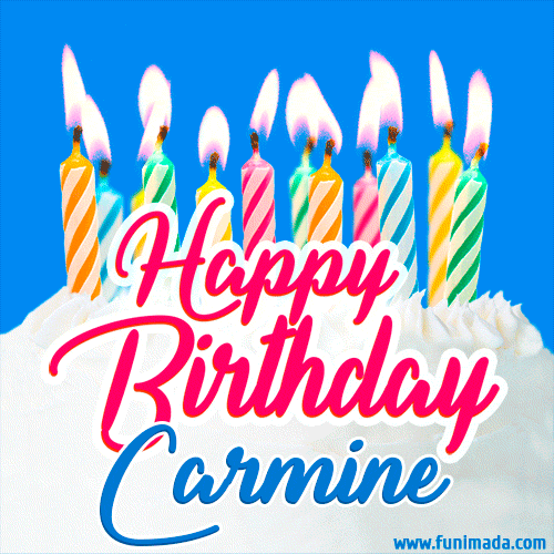 Buon compleanno Carmine – GIF di buon compleanno n. 16