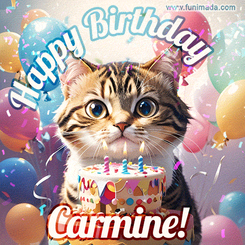 Buon compleanno Carmine – GIF di buon compleanno n. 20