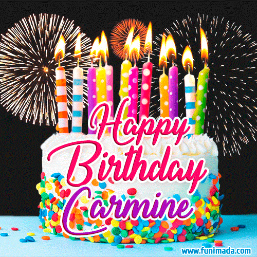 Buon compleanno Carmine – GIF di buon compleanno n. 23