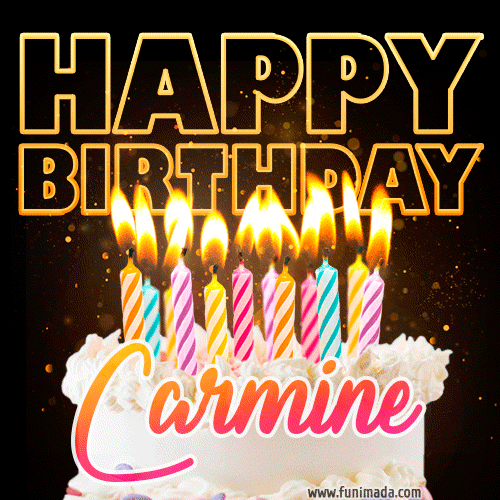 Buon compleanno Carmine – GIF di buon compleanno n. 24