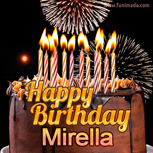 Buon compleanno Mirella – GIF di buon compleanno n. 12