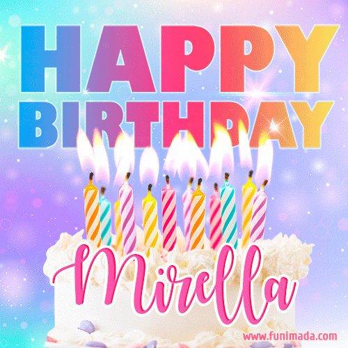 Buon compleanno Mirella – GIF di buon compleanno n. 6