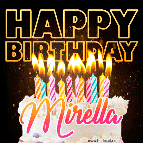 Buon compleanno Mirella – GIF di buon compleanno n. 7