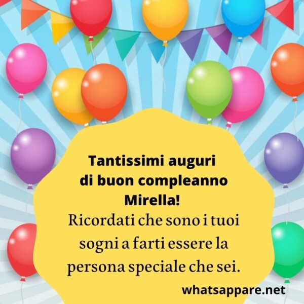 Buon compleanno Mirella – immagine di buon compleanno n. 83